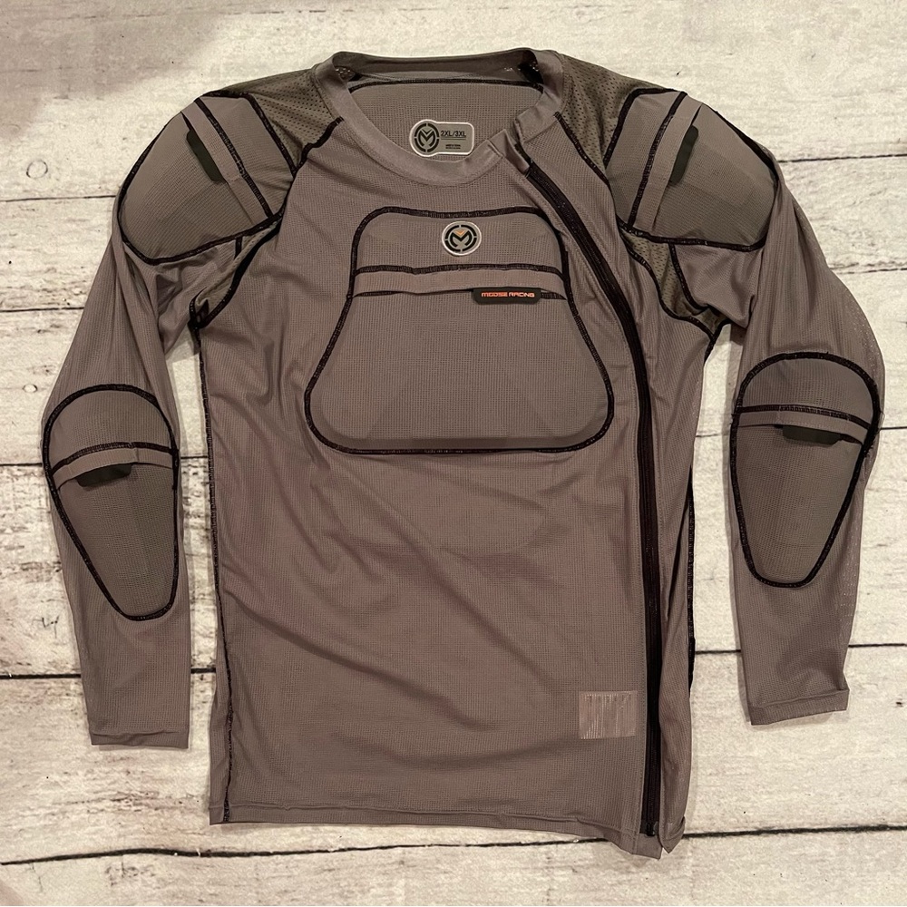 Moose Racing XC1 Base Armor Jersey 2XL 3XL NWOT Grey
